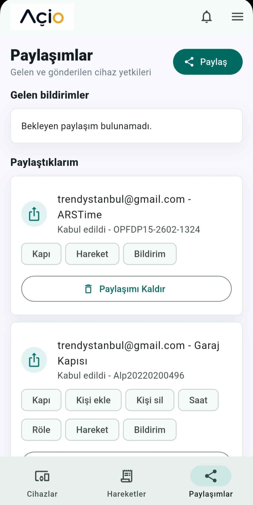 Açio uygulama ekran görüntüsü 6